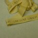 One yard Imprinted cotton trim LIVE LOVE LAUGH / shabby grubby chic for crafting