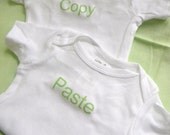 Twin Copy Paste Onesie Set