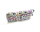 Zippered Cell Phone Gadget Case Smartphone iPhone Droid Blackberry I Heart Love Cats