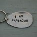 i am fartacus key ring