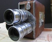 Vintage 1940s 1950s Keystone 8mm Movie Camera