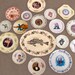 Gothic Poison tea cup and saucer Vintage altered plate Chase and Scout Hemlock
