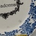 Vintage Belladonna Poison Plate Flow Blue Belladonna apothecary label Dark Shadows