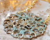 Verdigris Necklace... "Jane Eyre"
