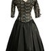 RESERVED  Embroidery Evening Taffeta Dress