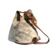 Multi Color Kilim & Leather Sling Backpack Bag