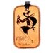 Vogue Witch Tag Vintage Halloween Gift Tag Retro Pretty Witch with Cat Halloween tags