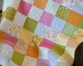 Baby Girl or Toddler Quilt, Sunkissed Fabrics by Sweetwater