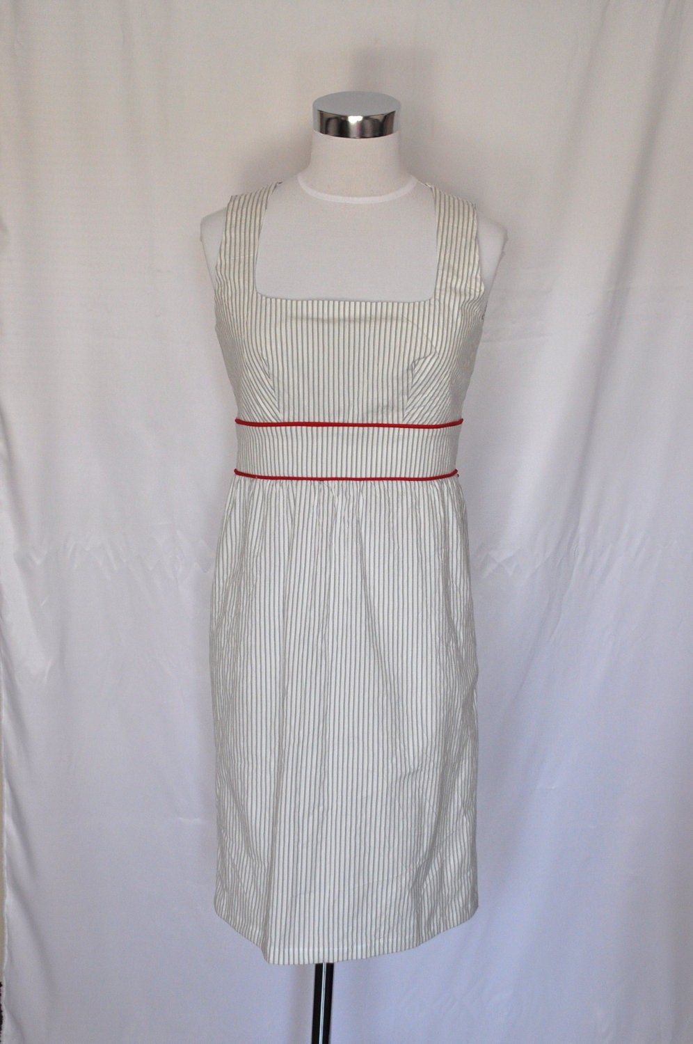 Nautical Back Cut Out Dress