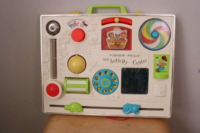 Vintage Fisher Price activity center 1973