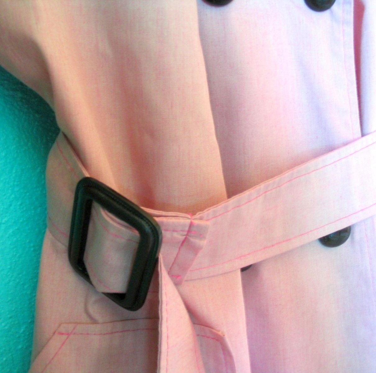 Trench Coat -- Pink mid-length