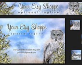 Owl of Wisdom MINI Graphic Package Banner, Avatars, Business Card