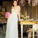 Romantic Silk Wedding Gown - Pocket Full of Posey - Made To Order Floral Wedding Dress