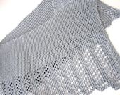 Knit Hemp Ponchette - Grey Storm