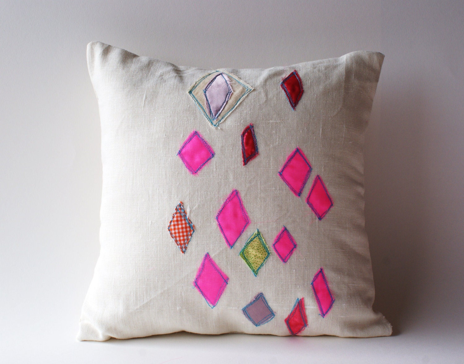 Funky diamonds are a girls........Pillow Cover