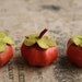 12 miniature wired millinery pumpkin decorations