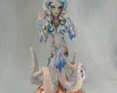 Glamour Puss  an octopus mermaid OOak art doll by moninesfaeries
