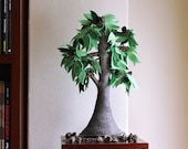 Eucaliptus Tree - Felt Tree. Home decor.