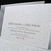 Jadyn Petal Wedding Invitation - Blue Petal Pattern Custom Wedding Invitation (Sample)