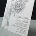 Felicia Wedding Invitation - Black Peonies (Sample)
