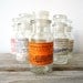 Glass Apothecary Jar with Stopper.  Glycerin & Rose Water.