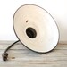 Industrial Hanging Light. Green Porcelain Shade. Works Great