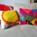 Modern Vera Neumann Graphic Pillow