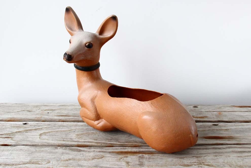 Vintage Doe Planter