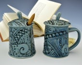 Lidded Teacup Mug and Sugar Jar