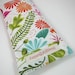 Eye Pillow with Removable Cover (100% Organic Flaxseed and Lavender Filler) - Colorful Flowers