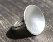 Minimalist silver ring - US Size 5 1/2 - UK Size K 1/2
