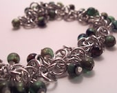 Jumble - Shiny Beaded Chainmaille Bracelet