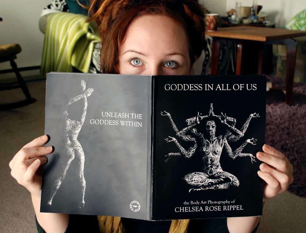 Goddess body art book by Chelsea Rose