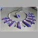 Purple Haze of Rays Choker Necklace