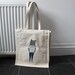 Taco Kitty canvas tote bag