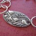 three little birds silver charm bracelet