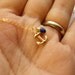 GOLD FILLED Bridesmaids Gift Set of four Gold Anchor Pendant Necklaces - Blue Lapis Lazuli with 14k gold fill Anchor Charm