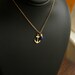 GOLD FILLED Bridesmaids Gift Set of four Gold Anchor Pendant Necklaces - Blue Lapis Lazuli with 14k gold fill Anchor Charm