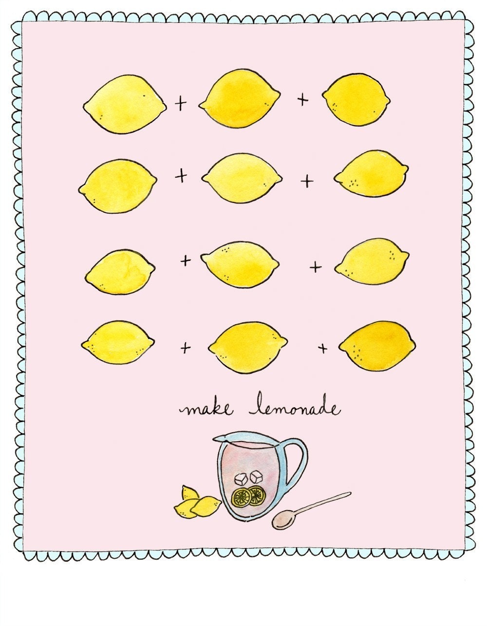 Make Lemonade - Sweet Summer Art Print