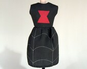 DIY Blythe Black Widow Dress