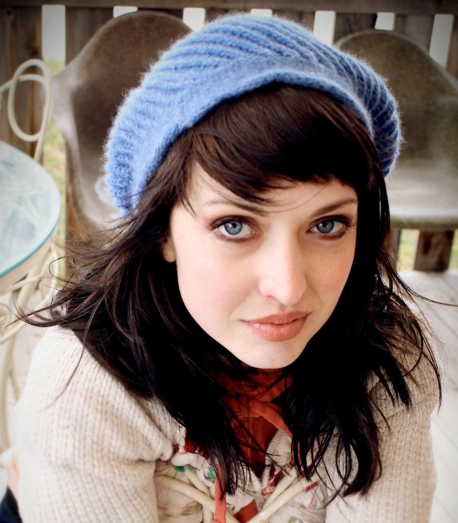 Kate Newsboy Tam Beret hat PDF KNIT PATTERN