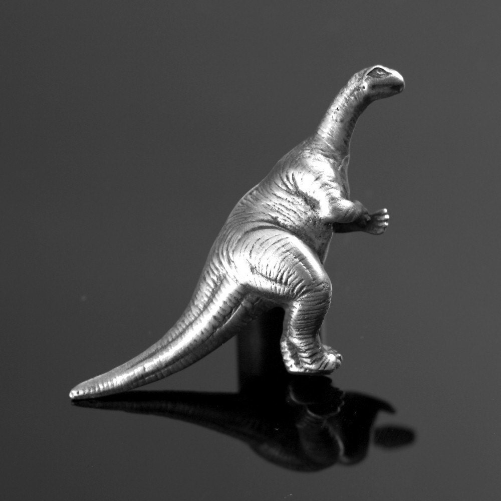 Tina the Dinosaur pewter knob