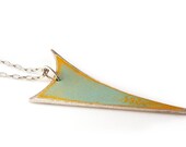 fade- sterling silver and enamel necklace