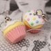Earrings - Yellow Cake Pink Cupcakes with Vanilla Frosting and Sprinkles Handmade by Roscata