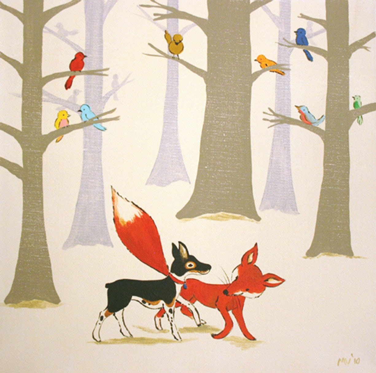 Wild Bird Forest - PRINT