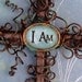 Rustic Nail Wall Cross (I AM)