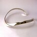 Sterling Silver Forged Collar Neckpiece