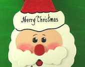 Personalized santa ornament