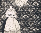 Love Letter Papercut, Drypoint Engraving