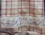 Spooky Pumpkins Towel Band-Primitive Stitchery Pattern-E-PATTERN-Instand Download